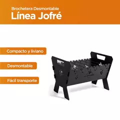 FOGONERO BROCHETERA JOFRÉ DESMONTABLE LB - Artyluz