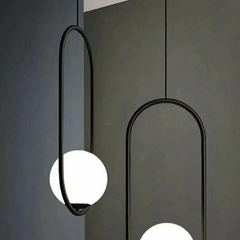 Colgante DELHI OVAL 1 luz E27