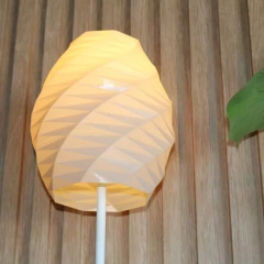 Lámpara velador escritorio PIA E27 pantalla impresión 3D sustentable moderno deco CHIMBA - Artyluz