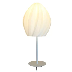 Lámpara velador escritorio ANTONELLA E27 pantalla impresión 3D sustentable moderno deco CHIMBA