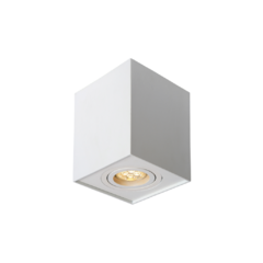 Plafón monovolumen orientable GU10 cuadrado MARKAS