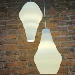 Colgante techo INDARA 40cm E27 impresión 3D sustentable moderno deco CHIMBA - tienda online