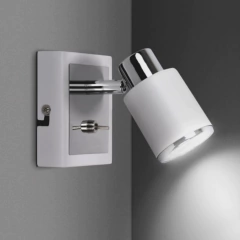 Aplique techo o pared JULITA velador 1 luz GU10 CANDIL