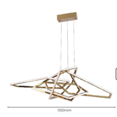 Colgante ARTSY LED 72w diseño moderno 180° en internet