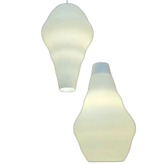 Colgante techo INDARA 40cm E27 impresión 3D sustentable moderno deco CHIMBA en internet