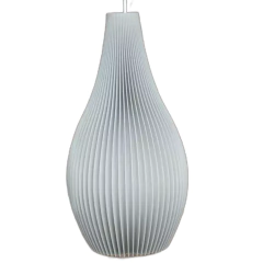 Colgante techo GOTA mediano 40cm E27 impresión 3D sustentable moderno deco CHIMBA