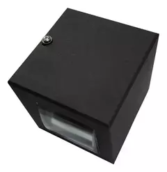 APLIQUE MINI PARED EXTERIOR LED BIDIRECCIONAL CUADRADO RECTO G9 en internet