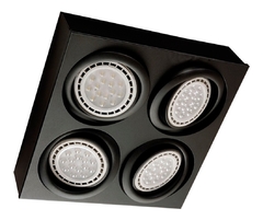 Aplique Plafon Techo Cuadrado AR111 4 Luz Lamparas - comprar online