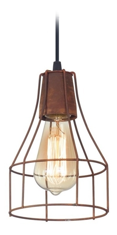 COLGANTE JAULA BOTELLA MINI 1 LUZ LINEA CARDALES SJI - comprar online