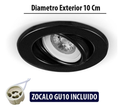 EMBUTIDO SPOT LED CIRCULAR MOVIL GU10 DICRO LED SJI en internet
