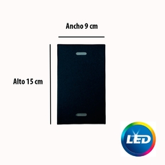 APLIQUE EXTERIOR BIDIRECCIONAL HIERRO CUBO 2 GU10 LED - comprar online