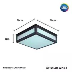 PLAFON EXTERIOR MURO 6 TEC - comprar online