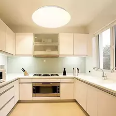 Plafón Redondo Con Difusor Policarbonato 2 luces E27 Techo 220v Blanco SAN JUSTO - comprar online