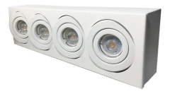 Aplique Plafon Techo Lineal gu10 4 Luz Lamparas - comprar online