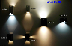 BIDIRECCIONAL EXTERIOR DIFUSOR CUBO 3 LED AR111 - tienda online