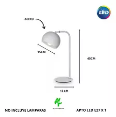 Lámpara de escritorio velador BALL E27 VIGNOLO - Artyluz