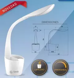 Lámpara de escritorio TEEN LED táctil lapicero CANDIL - Artyluz