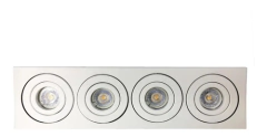 Aplique Plafon Techo Lineal gu10 4 Luz Lamparas - comprar online