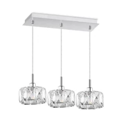 Colgante MERY 3 luces Cristal G9 PALACIO