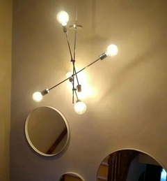 Colgante VECTOR industrial 6 luces E27 - Artyluz