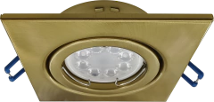 Embutido techo WILBUR cuadrado orientable 1 luz led GU10 CANDIL - tienda online