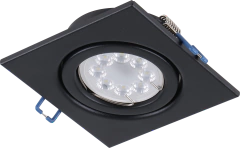 Embutido techo WILBUR cuadrado orientable 1 luz led GU10 CANDIL - comprar online