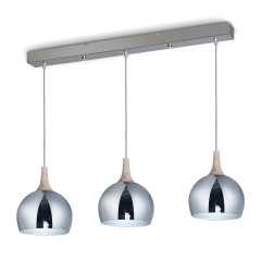Colgante LINEA ESCOCIA 3 luces E27 18cm VIGNOLO