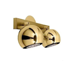 Aplique Barral Mini Mun 2 Luces Bocha Moderno gu10 Cobre Cromo en internet