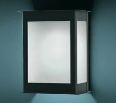 Aplique Farol Exterior Vidrio Difuso Hierro Muro 2 TEC - Artyluz