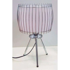 Velador de Mesa E27 tripode mandarina cromo LMZ