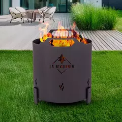 FOGONERO PARRILLA ASADOR URIBE LEÑERO CILINDRO LB - Artyluz