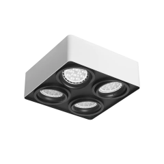 Plafón VANCOUVER cuadrado cardánico 4 luces AR111 DABOR - comprar online