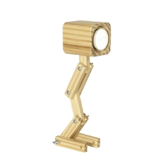 Velador infantil CHULO articulado madera GU10 CARILUX - comprar online