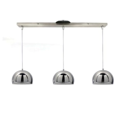 Colgante Moderno Bocha Cromo Cobre 3 Luces Yaco 15cm Led E27 - comprar online