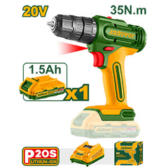TALADRO INALAMBRICO 20V JADEVER