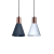 LINEA OSTENDE Colgante de 1 luz pantalla metalica embudo