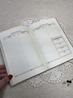 Planner Trimestral não datado vermelho - loja online