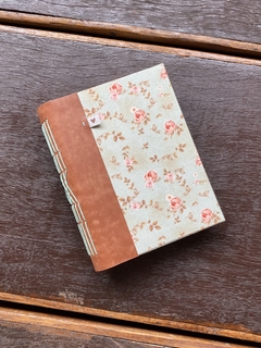 Caderno amado Shabby Chic Mini Flores