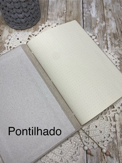 Caderno Brochura Café com Leite - Bukke Papelaria Artesanal