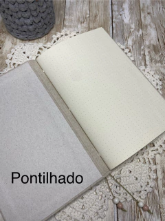 Caderno Brochura Mostarda - Bukke Papelaria Artesanal