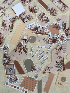 Kit adesivos para journal - jardim de outono na internet