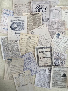 Kit papéis decorados antique paper vol 2 - comprar online