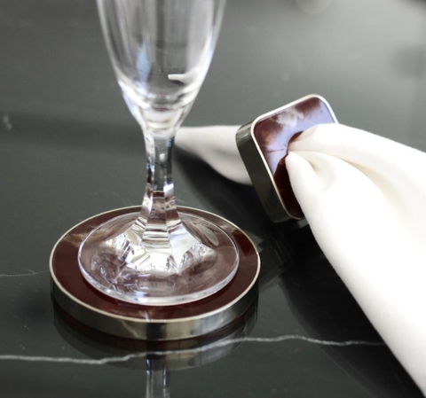 Posavasos Lacar Redondo, set de 4 - comprar online