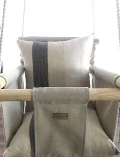 Hamaca para Bebé Beige/BlancoNegroBeige