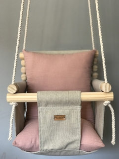 Hamaca para Bebé Beige/Rosa Viejo