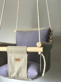 Hamaca para Bebé Beige/Lavanda - comprar online