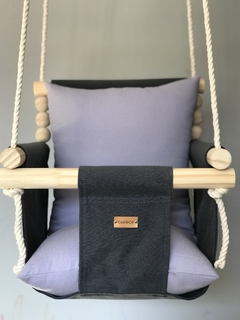 Hamaca para Bebé Gris/Lavanda