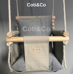 Hamaca para Bebé  Beige/Celeste