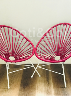 Silla Acapulco Infantil Fucsia
