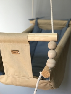 Hamaca RN Beige/Celeste liso en internet